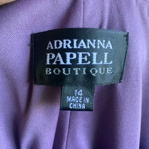Adrianna Papell Dresses - Adrianna Papell Violet Cocktail Dress 14 EUC Adrianna Papell Dresses - Adrianna Papell Violet Cocktail Dress 14 EUC